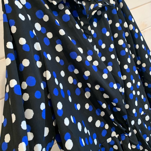 Mandee | Plus Size Polka Dot Blouse - Picture 4 of 6
